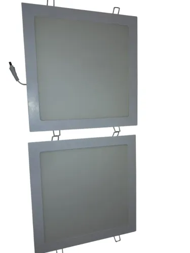 Jogo 6 Painéis Plafon LED Embutir Quadrado 30x30cm 24W Philips - Luz Branca 6500K