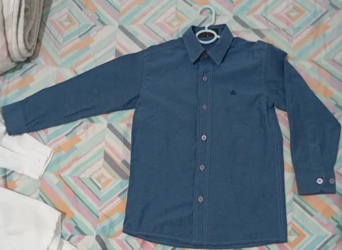 Camisa / Calça e colete Social infantil 
