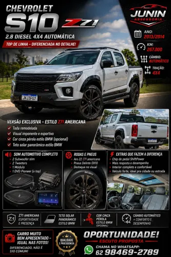 Chevrolet S10 Pick-up LTZ 2.8 TDI 4X4 CD Dies.aut 2013