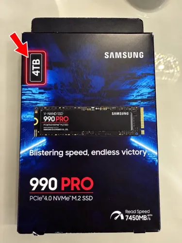 SSD Samsung 990 PRO 4TB Original Lacrado NVMe M.2 PCIe 4.0