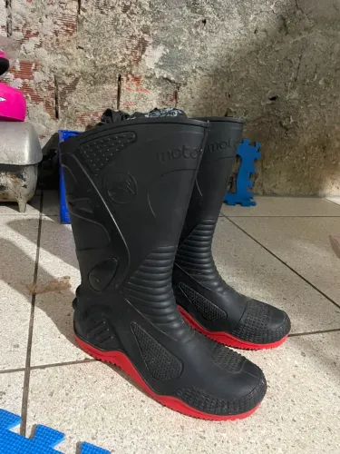 Bota impermeável motoboy