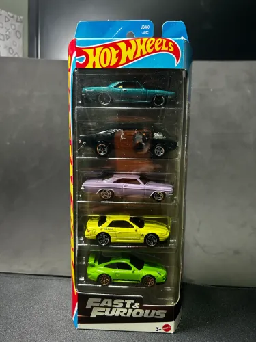 Hot Wheels velozes e furiosos- 5 Pack LACRADO