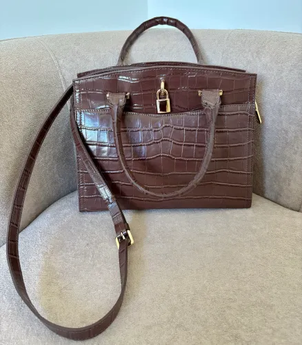Vendo bolsa nova de couro Croco Corello!
