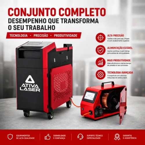 Solda Laser 1.500W 3 em 1