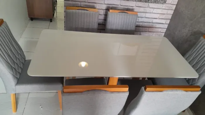 Mesa de Jantar com 06 cadeira - Promoção