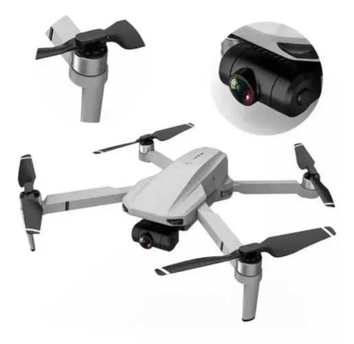 Drone KF102 com Gimbal + Controle, Bolsa e Pista