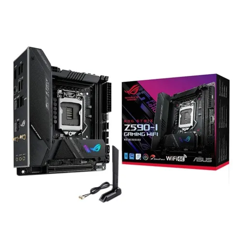 Placa Mãe Rog Strix Z590-i Ddr4 Mini Itx Wi-Fi