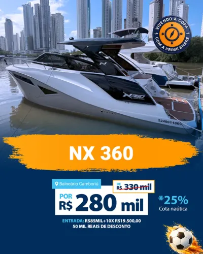 NX 360- 25% promo Copa Prime