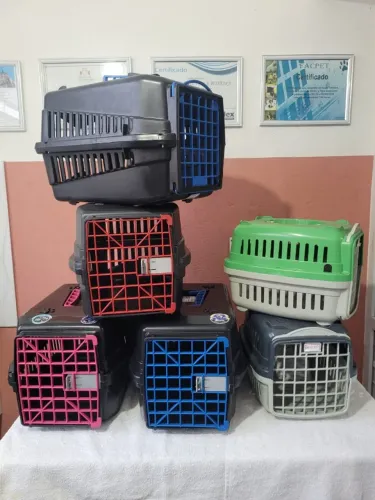 caixas de transporte pra cães e gato 