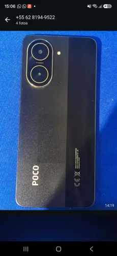 Celular poco c171 128 giga tela original bateria top 