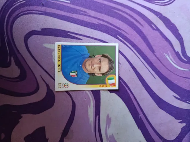 Figurinha Totti Copa do Mundo 2002