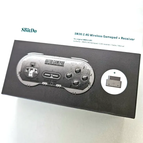 Controle super Nintendo sem fio 8bitdo original