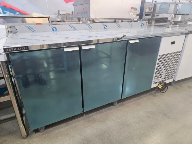 balcão refrigerado de preparo 2m inox - novo