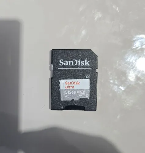 Micro sd 512 gigas aceito cartão