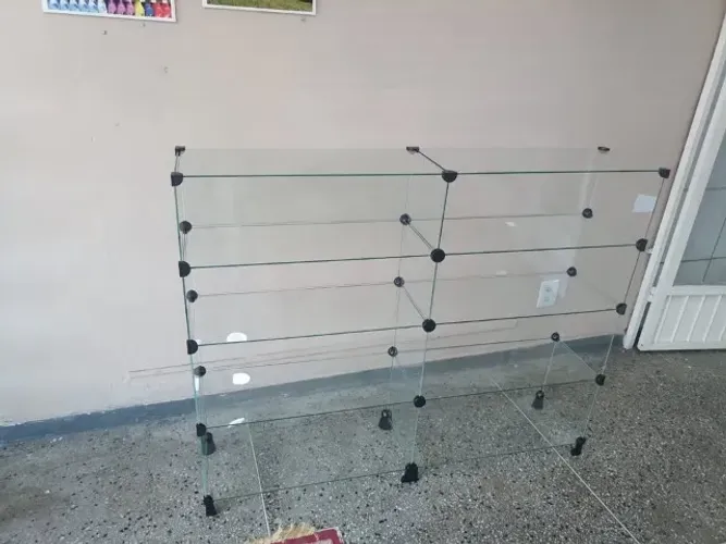 balcao expositor de vidro 1m a pronta entrega