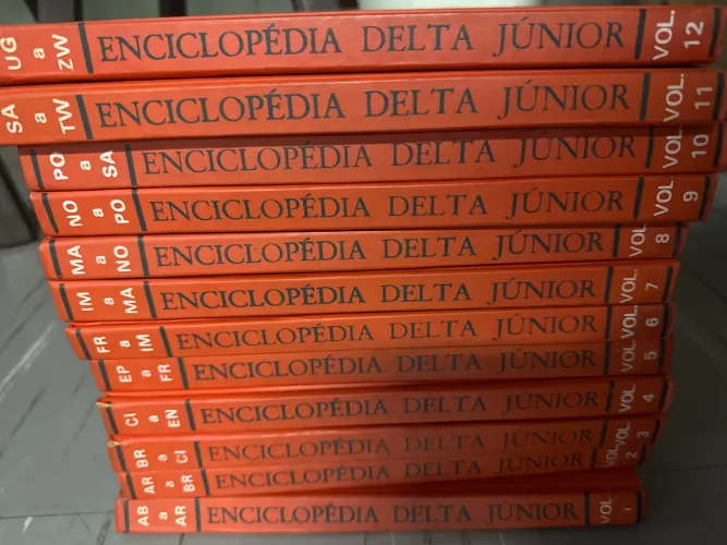 Enciclopédia delta Júnior 12 volumes