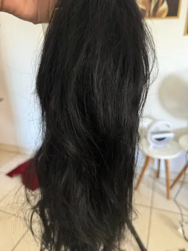 Lace front cabelo humano natural. 50 cm ondulado.