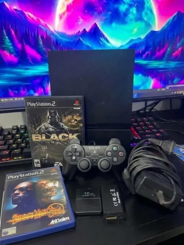 PS2 SLIM COMPLETO