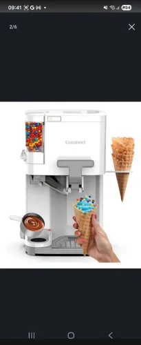 Sorveteira Máquina de Sorvete Cuisinart
