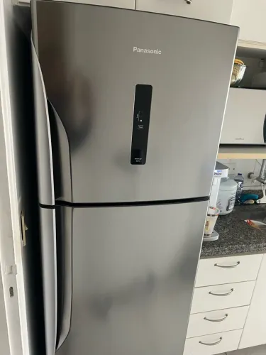 Geladeira Panasonic Inox 387 litros
