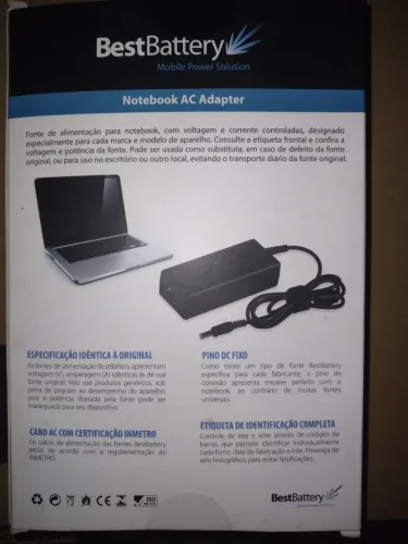 Carregador Notebook Acer 19V 3.42A 65W BestBattery (Na Caixa)
