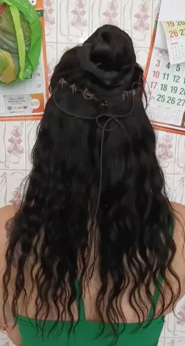 Mega Hair Tic-tac Tela Única Cabelo Humano Indiano 47cm 96g