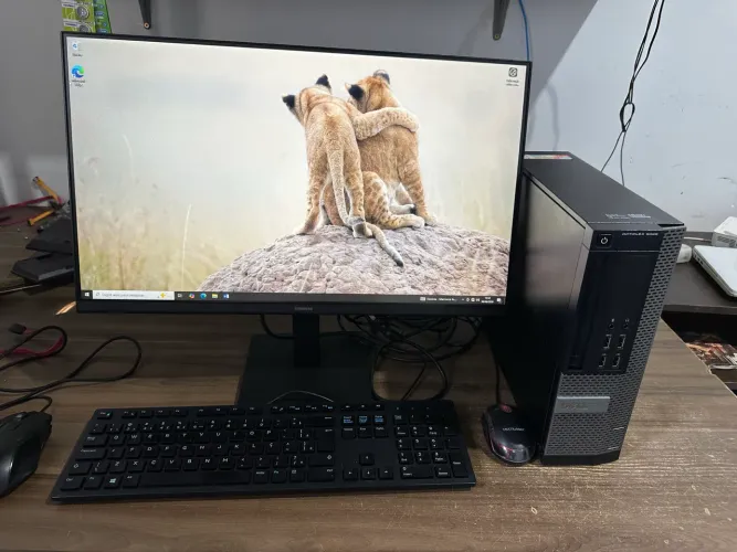 Computador lenovo i7  geração tela 27 pol para empresas loja