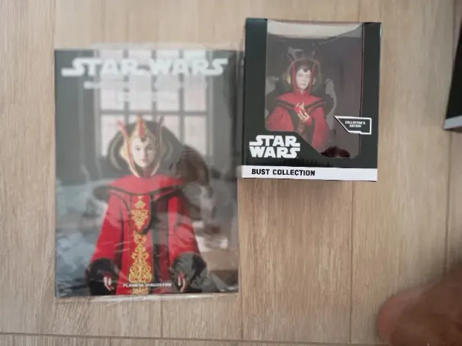 Colecão Busto Star Wars - 03 Unidades - Padmé Amidala, ShoreTrooper e Comandante Gree