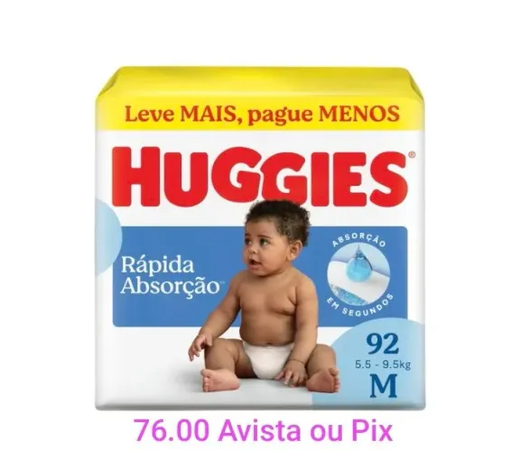 Fraldas Huggies M e XG