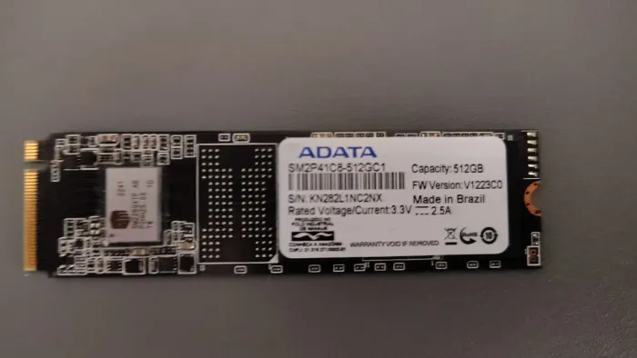 SSD ADATA NVme 2280 512 GB - OEM