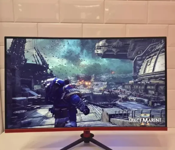 Monitor Gamer Curvo HQ 24", 165 Hz - 24GHQ-RedsRGB