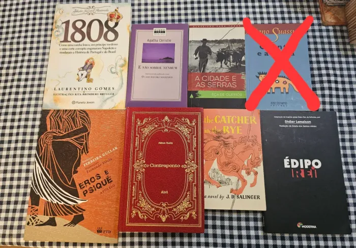 7 livros de literatura