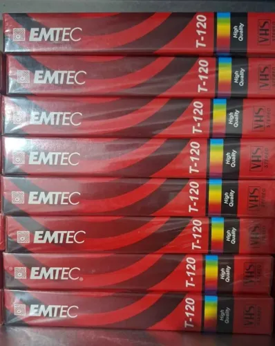 Fitas Vhs Nova Lacrada Emtec