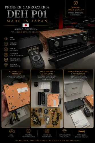 Pioneer Carrozzeria Deh P01 (Raridade) Hi-end