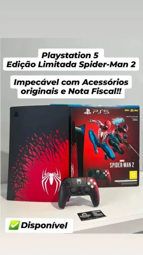 Playstation 5 Edição Spider Man 2 Zerado!! (Aceito Cartão)