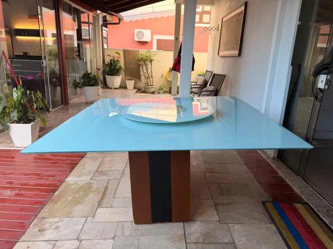Mesa Jantar 1,40 X 1,40 com 6 cadeiras