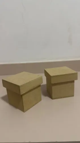 Caixa em mdf 6x6 60 unidades disponíveis R$ 2 cada