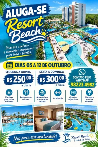 Aluga-se resort beach