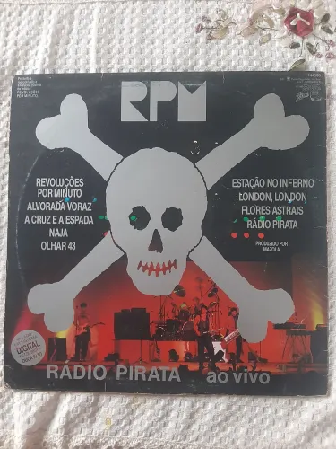 Disco vinil rpm rádio pirata