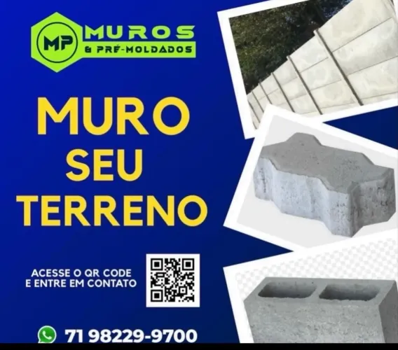 Muro PRÉ moldado para fechamento de áreas