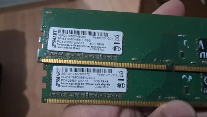 Memoria ram Desktop smart ddr4 2666 16GB(2x8)