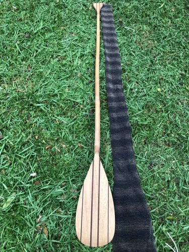 Remo de bambu para stand up paddle