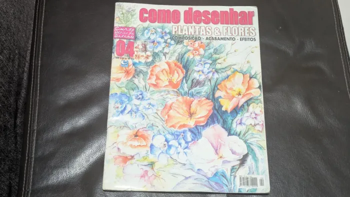 Revista Como Desenhar Plantas e Flores (Ed. Escala) - Estado Impecável!