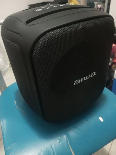 Parte box aiwa AWS-PB-07 tecnologia de som portátil Japonês 