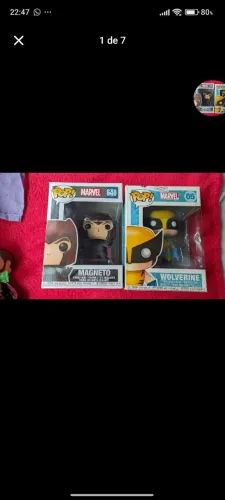 FUNKO POP MAGNETO WOLVERINE E MISTÉRIO 