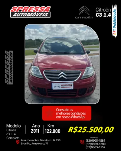 Citroen C3 GLX 1.4/ GLX Sonora 1.4 Flex 8V 5P 2011