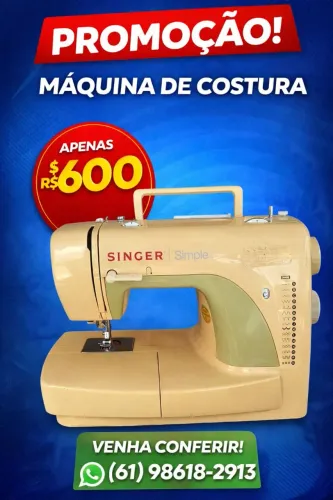 Vendo máquina singer simple