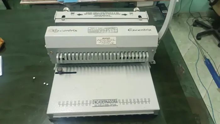 Encadernadora de Duplo Anel (Wire-o) passo 2x1 Excentrix (referência no mercado)