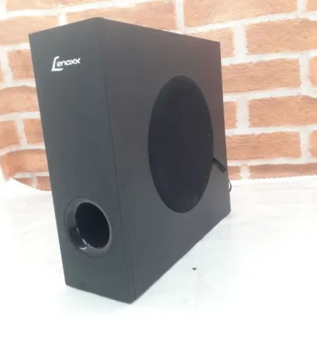 caixa acústica subwoofer lenoxx 70w (ler descrição)