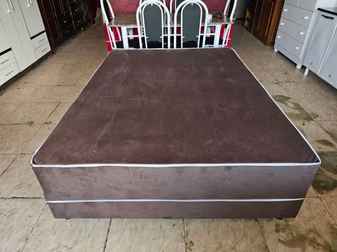 Cama unibox nova molas ensacada casal
